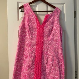 EUC Lilly Pulitzer for Target pink dress size 18
